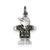 Boy Charm in Sterling Silver