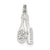 Sterling Silver Comb & Brush Charm hide-image