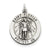 Saint Florian Medal; Charm in Sterling Silver