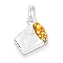 Sterling Silver Enameled Popcorn Box Charm hide-image