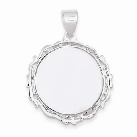 Sterling Silver Fancy Round pendant, Lovely Pendants for Necklace