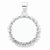 Sterling Silver Fancy Round pendant, Stylish Pendants for Necklace