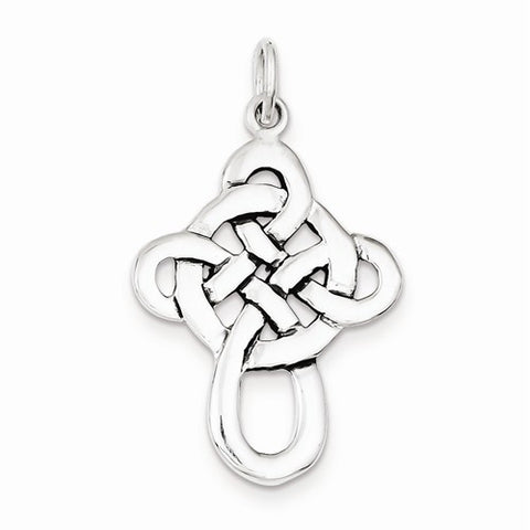 Sterling Silver Celtic Cross Pendant, Fine Pendants for Necklace