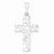 Sterling Silver Nugget Cross pendant, Pendants for Necklace