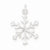 Sterling Silver Snowflake Pendant, Classy Pendants for Necklace