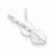Sterling Silver Diamond Cut Violin Pendant, Pendants for Necklace
