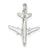 Sterling Silver Airplane Charm hide-image