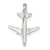 Airplane Charm in Sterling Silver
