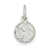 Sterling Silver D/C Cherub Disk Charm hide-image
