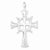 Sterling Silver Iona Cross Pendant, Alluring Pendants for Necklace