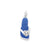 Blue Enamel Flip Flop Charm in Sterling Silver