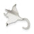 Stingray Charm in Sterling Silver