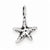 Sterling Silver Antiqued Starfish pendant, Appealing Pendants for Necklace