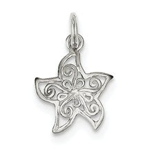 Sterling Silver Filigree Starfish Charm hide-image