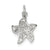 Filigree Starfish Charm in Sterling Silver