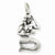 Sterling Silver Antiqued Mermaid pendant, Classy Pendants for Necklace