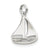 Sailboat Charm in Sterling Silver