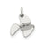 3-D Antiqued Boat Propeller Charm in Sterling Silver