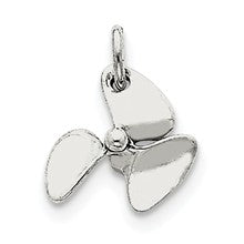 Sterling Silver 3-D Antiqued Boat Propeller Charm hide-image