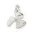 3-D D/C Boat Propeller Charm in Sterling Silver