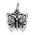 Sterling Silver Antique Butterfly Charm hide-image