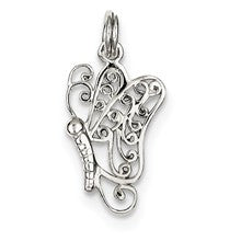 Sterling Silver Butterfly Charm hide-image