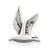 Sterling Silver Antiqued Seagull Charm hide-image