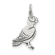 Sterling Silver Antiqued Parrot Charm hide-image
