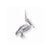 Sterling Silver Antiqued Pelican Pendant, Pendants for Necklace
