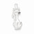 Sterling Silver Diamond Cut Cat Pendant, Pendants for Necklace