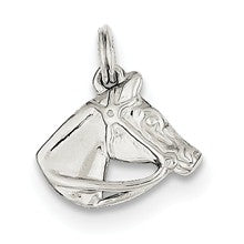 Sterling Silver Horse Head with Bridle Charm hide-image