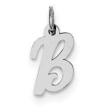 Sterling Silver Small Script Initial B Charm hide-image