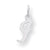 Sterling Silver Small Script Initial I Charm hide-image