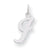 Sterling Silver Medium Script Initial I Charm hide-image
