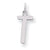 Sterling Silver Large Slanted Block Initial T Charm hide-image