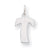 Sterling Silver Bubble Block Initial T Charm hide-image