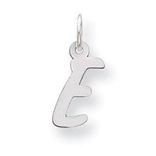 Sterling Silver Small Initial E Charm hide-image