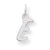 Sterling Silver Small Initial E Charm hide-image