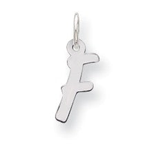Sterling Silver Small Initial F Charm hide-image