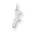 Sterling Silver Small Initial F Charm hide-image