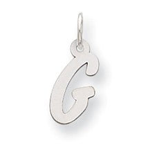 Sterling Silver Small Initial G Charm hide-image