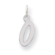 Sterling Silver Small Initial O Charm hide-image