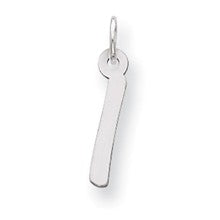 Sterling Silver Medium Initial I Charm hide-image