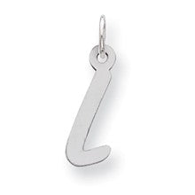 Sterling Silver Medium Initial L Charm hide-image