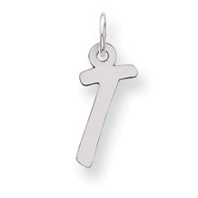 Sterling Silver Medium Initial T Charm hide-image