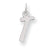 Sterling Silver Medium Initial T Charm hide-image
