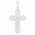 Sterling Silver Diamond-Cut Crucifix pendant, Pendants for Necklace