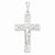 Sterling Silver Crucifix Pendant, Dazzling Pendants for Necklace