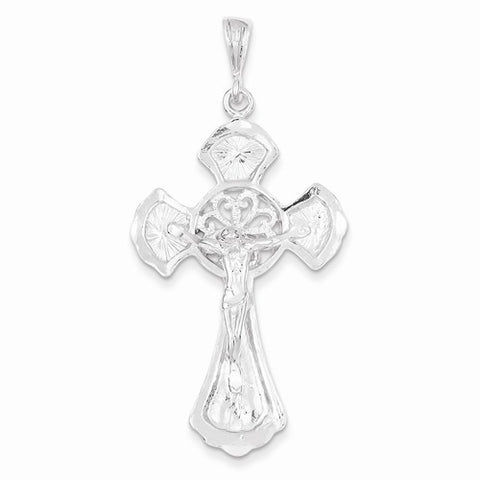 Sterling Silver Crucifix Pendant, Delightful Pendants for Necklace