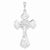 Sterling Silver Crucifix Pendant, Delightful Pendants for Necklace